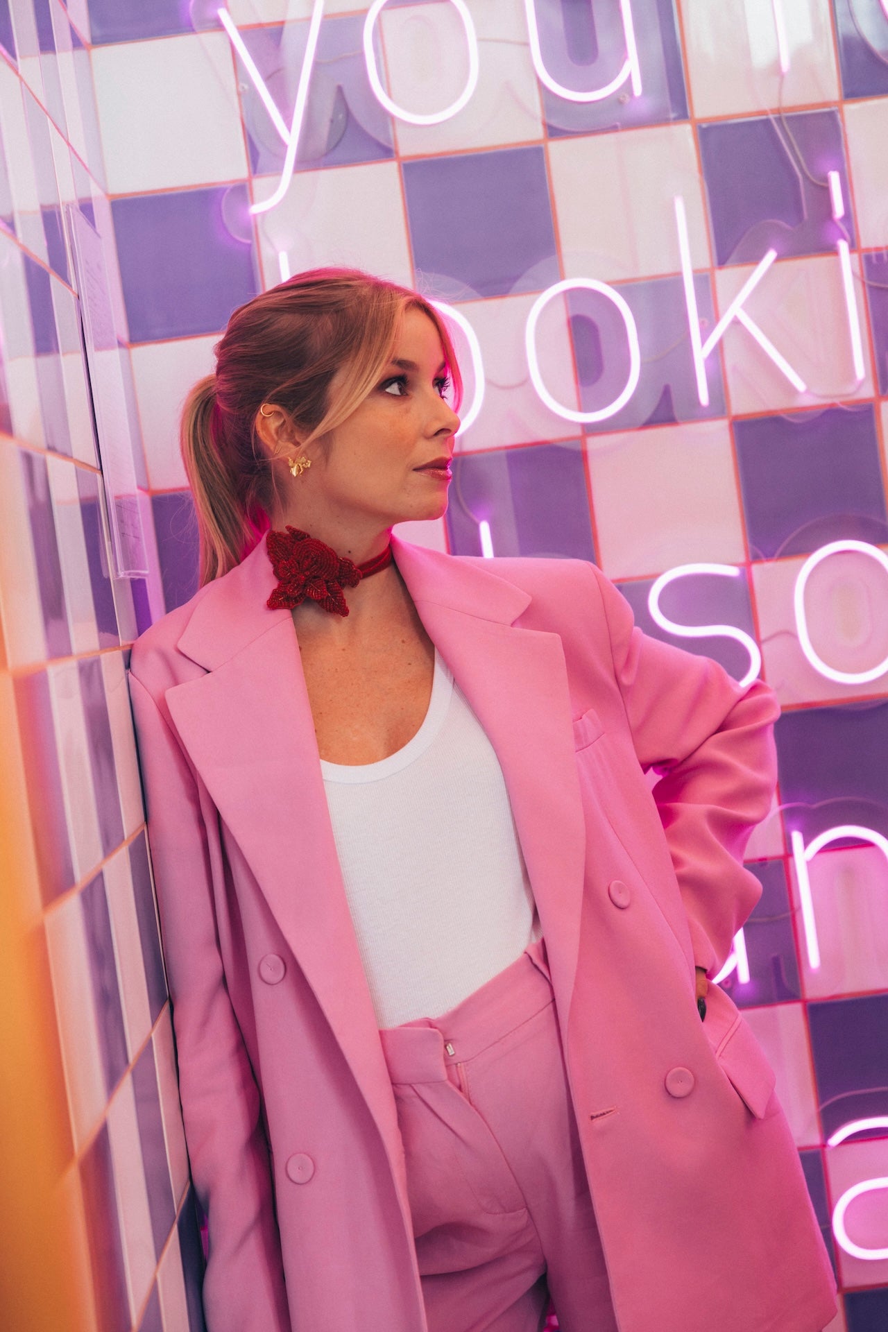 Choker Vero Encarnado