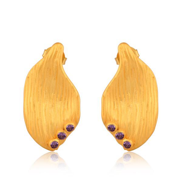 Brincos Mini Petalum Roxo