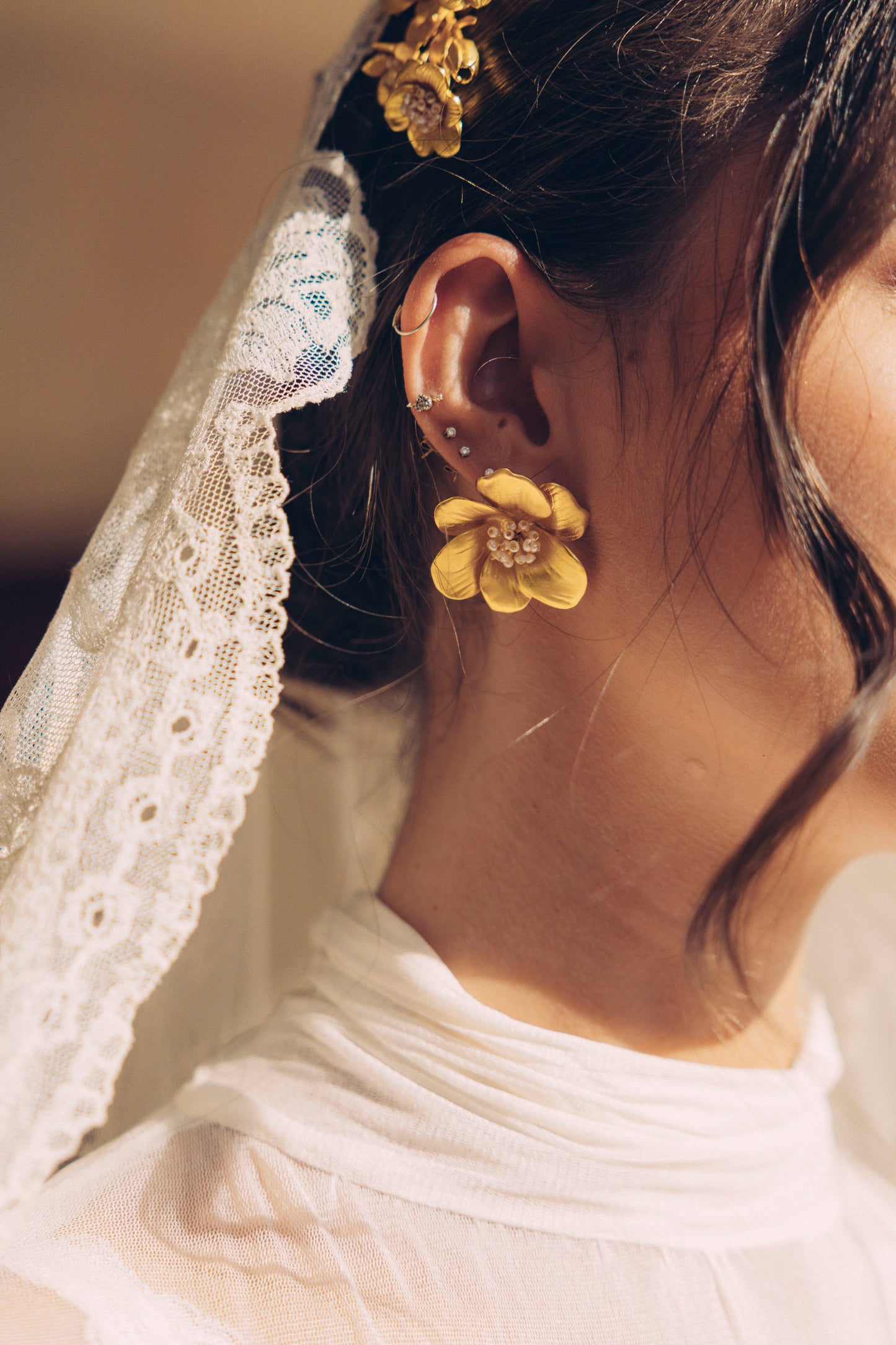 Brincos Mini Frésias