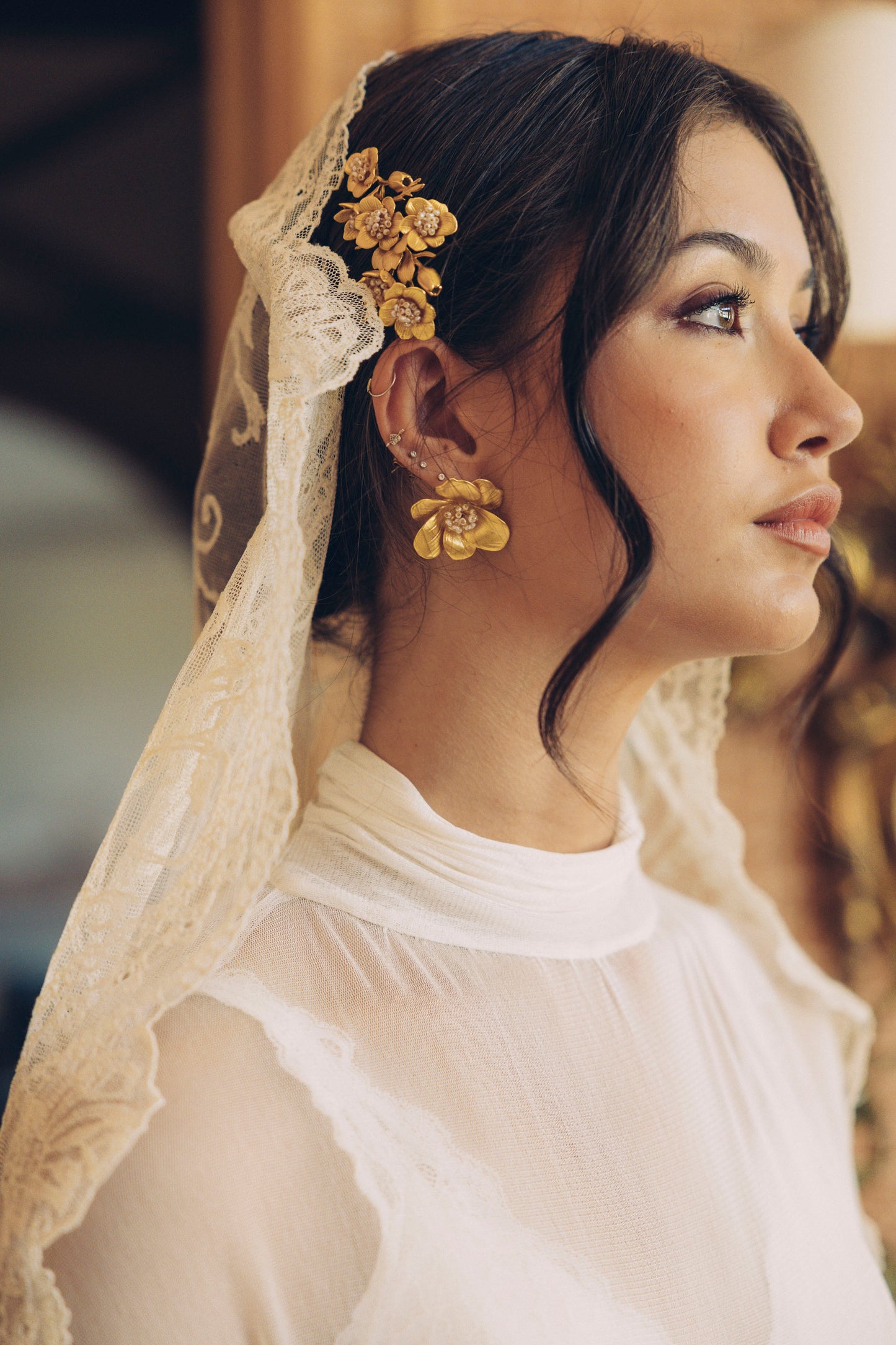 Brincos Mini Frésias